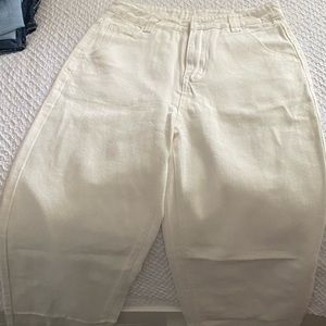 white cargos